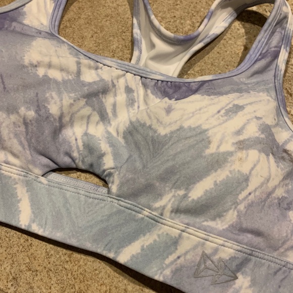 Blue and white tie dye workout set - Picture 4 of 5